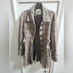 Kensie Girl Plaid Dress Coat | Size X-small | Euc womans
